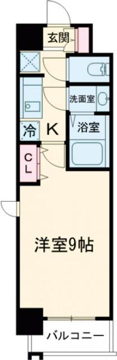 大阪府堺市堺区陵西通(マンション)の賃貸物件の間取り