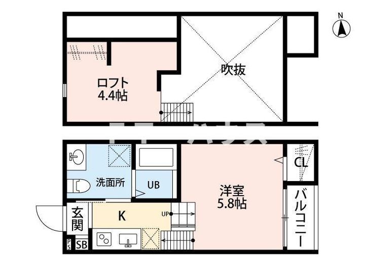 ボヌール花園町の間取り