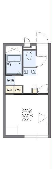 レオパレスブルージュの間取り