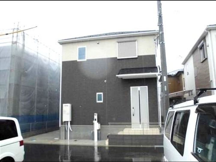 神奈川県厚木市山際(一戸建)の賃貸物件の玄関