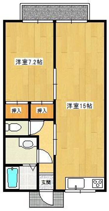 ●ヴァンブルーの間取り