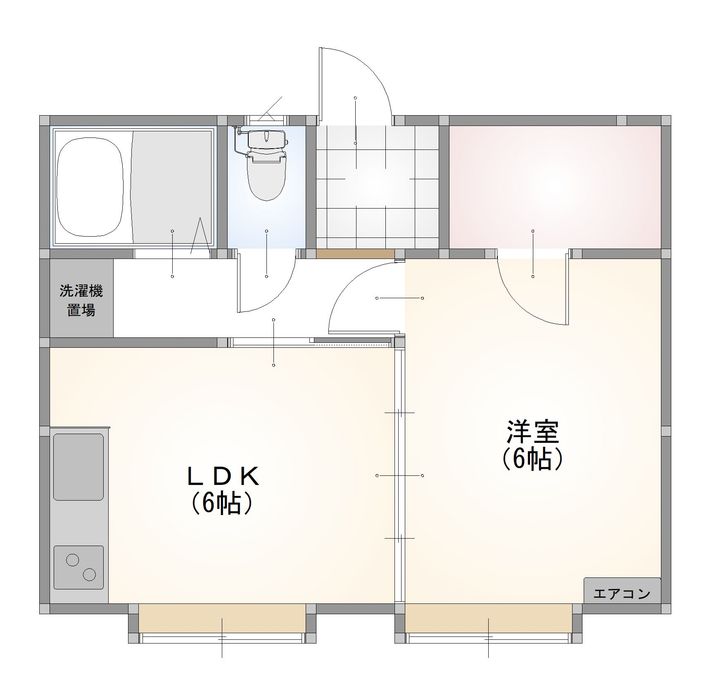 コーポフォレストの間取り