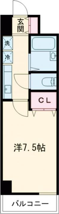 メゾン桐生の間取り