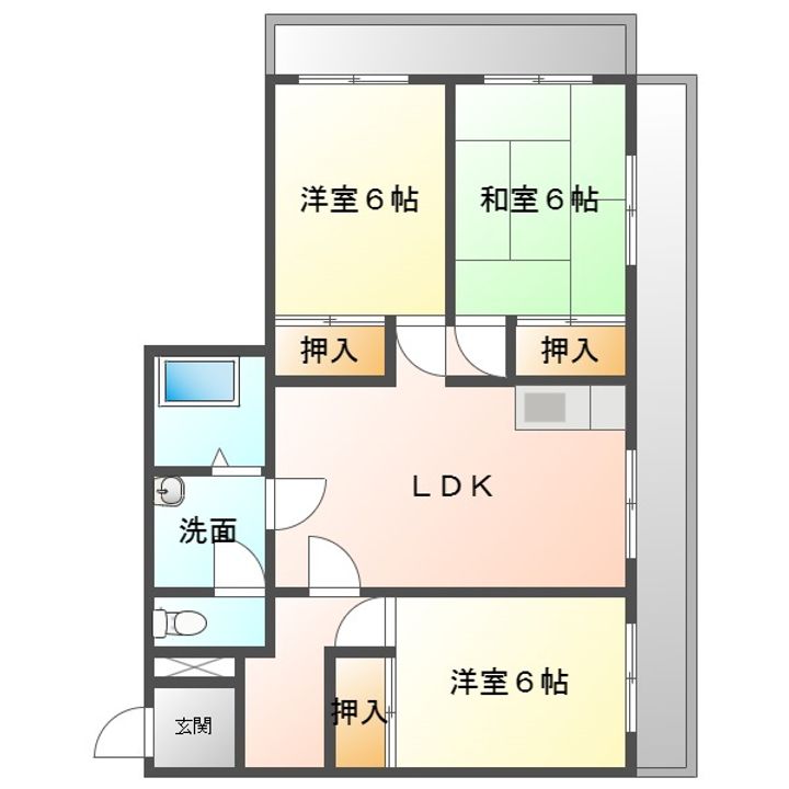井ノ上マンションの間取り