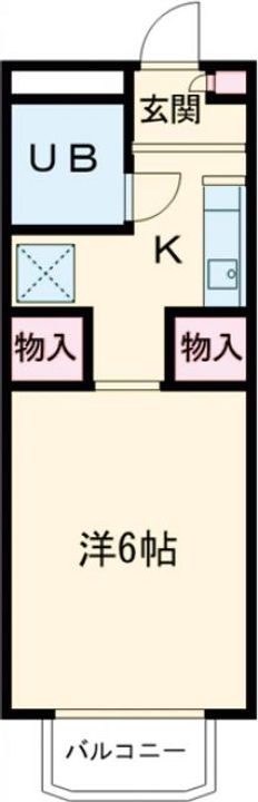 アイリス衣笠の間取り