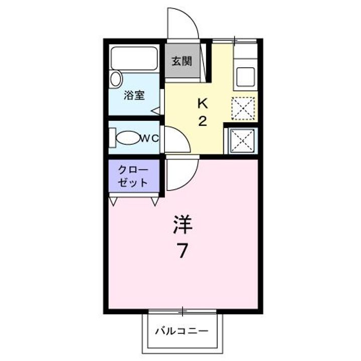 シャトレーヒトミの間取り