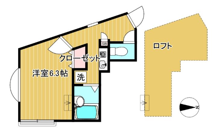 エトワールひばりヶ丘A棟の間取り