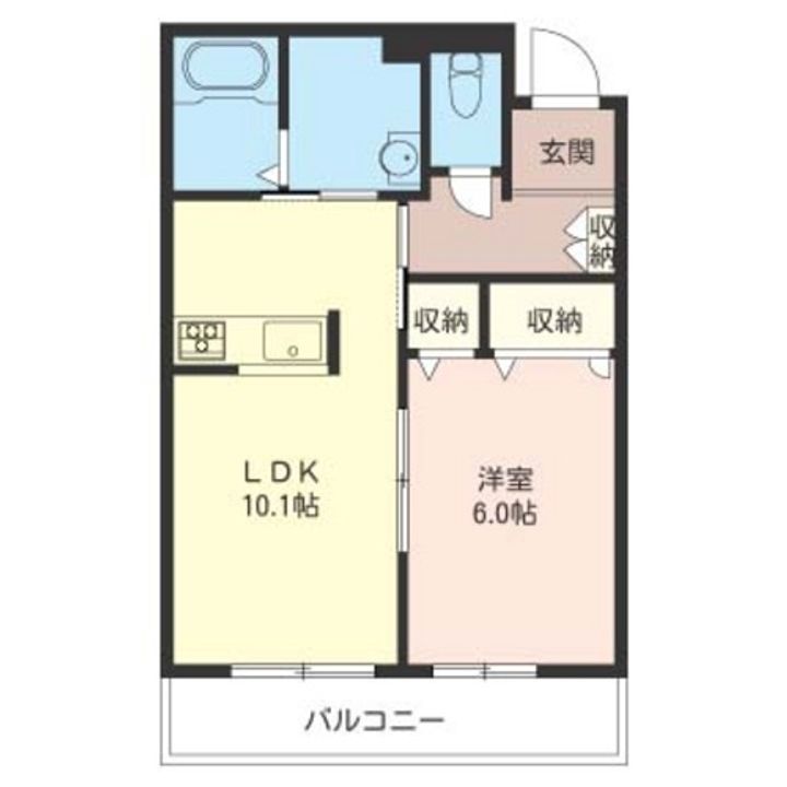 リシェスウーノIIの間取り