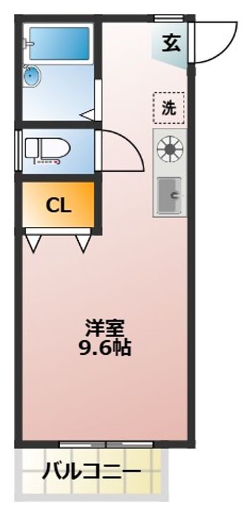 司ハイツの間取り