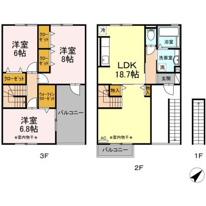 サンセールの間取り