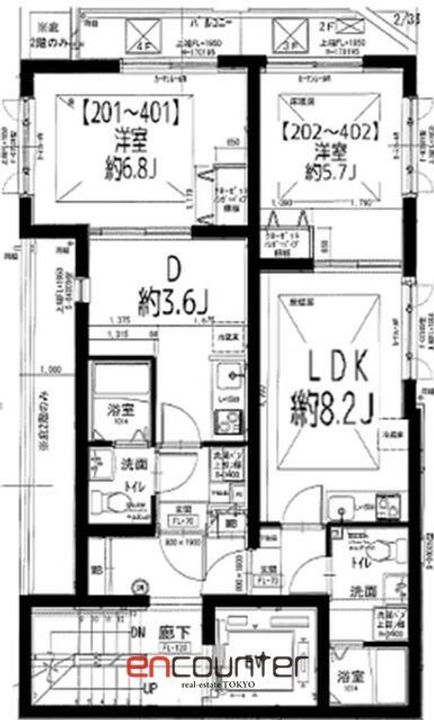 ピアコートTM武蔵関弐番館の間取り