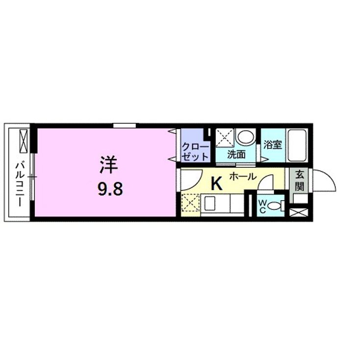 神奈川県川崎市宮前区東有馬5(アパート)の賃貸物件の間取り