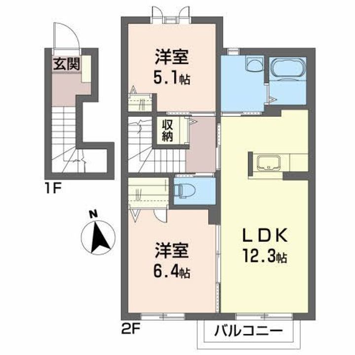 レチューガの間取り