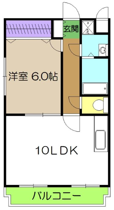 サンハイツ秦南の間取り
