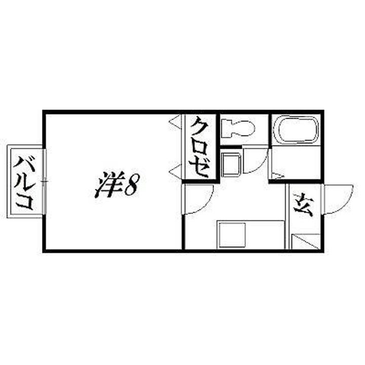 静岡県浜松市中央区城北2(アパート)の賃貸物件の間取り