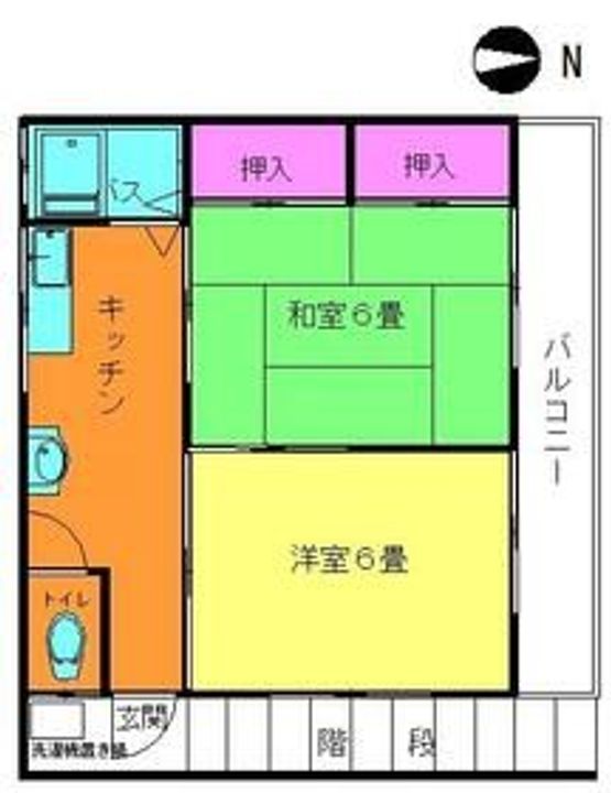 灰野荘の間取り