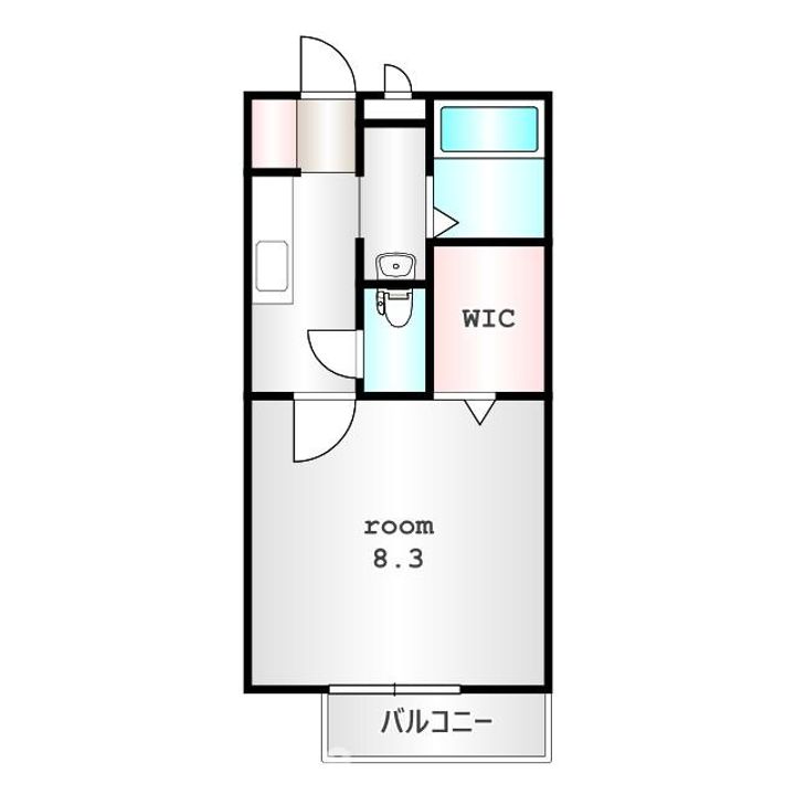 群馬県高崎市石原町(アパート)の賃貸物件の間取り