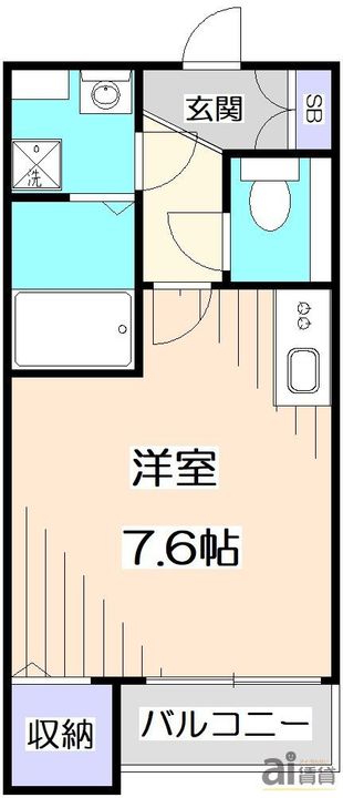 東京都杉並区井草3(アパート)の賃貸物件の間取り