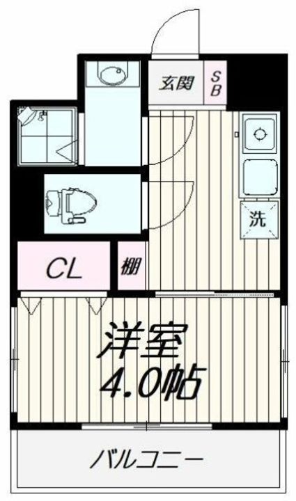 杉田ハイツの間取り