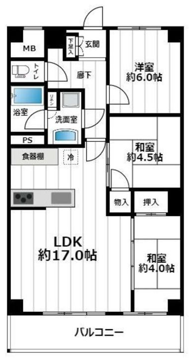 (仮称)八王子マンションの間取り