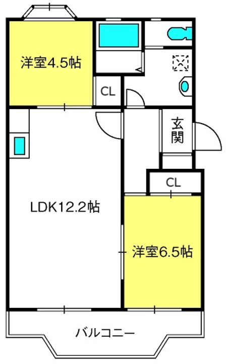 サンライフマンションの間取り