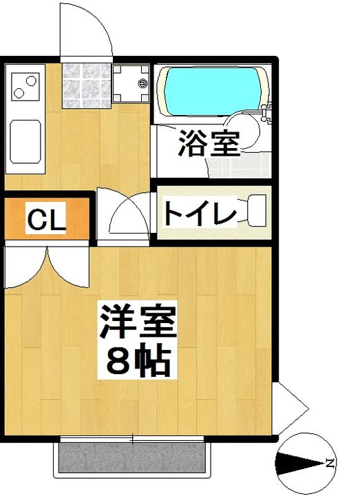 ラ・ポールA棟の間取り
