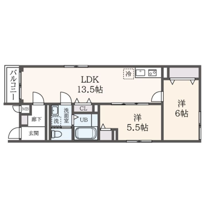 東京都品川区南品川3(マンション)の賃貸物件の間取り