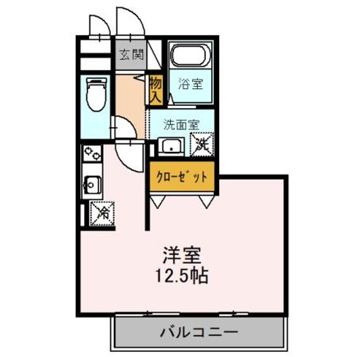 滋賀県野洲市栄(アパート)の賃貸物件の間取り