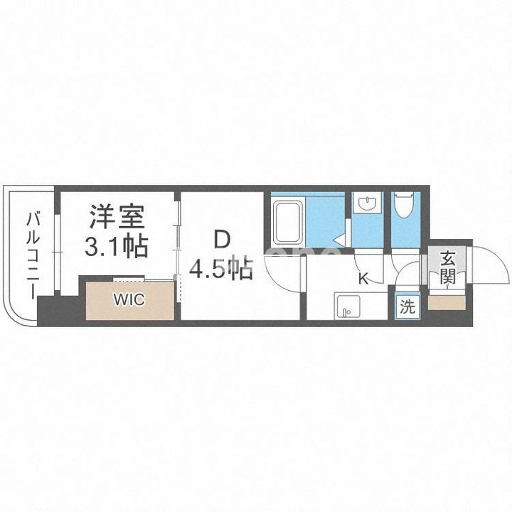 セレニテ難波グランデシュッドの間取り