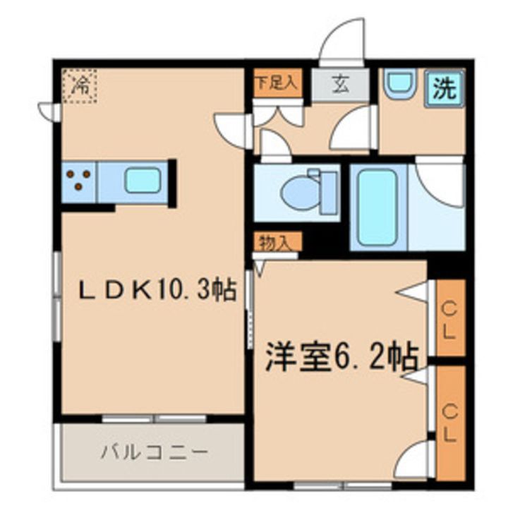 KOTI東高円寺の間取り