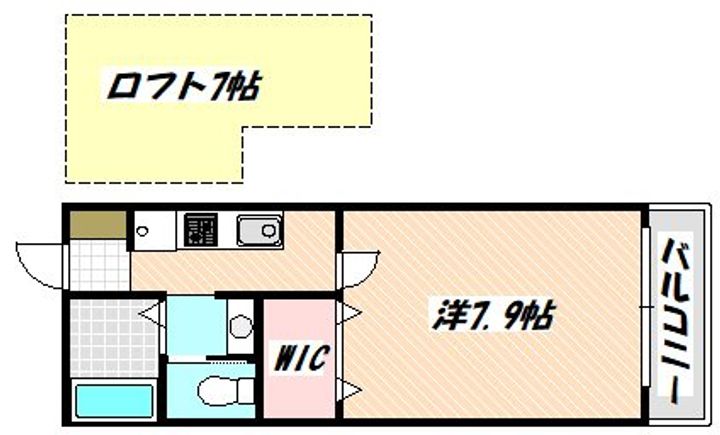 千葉県習志野市大久保1(アパート)の賃貸物件の間取り