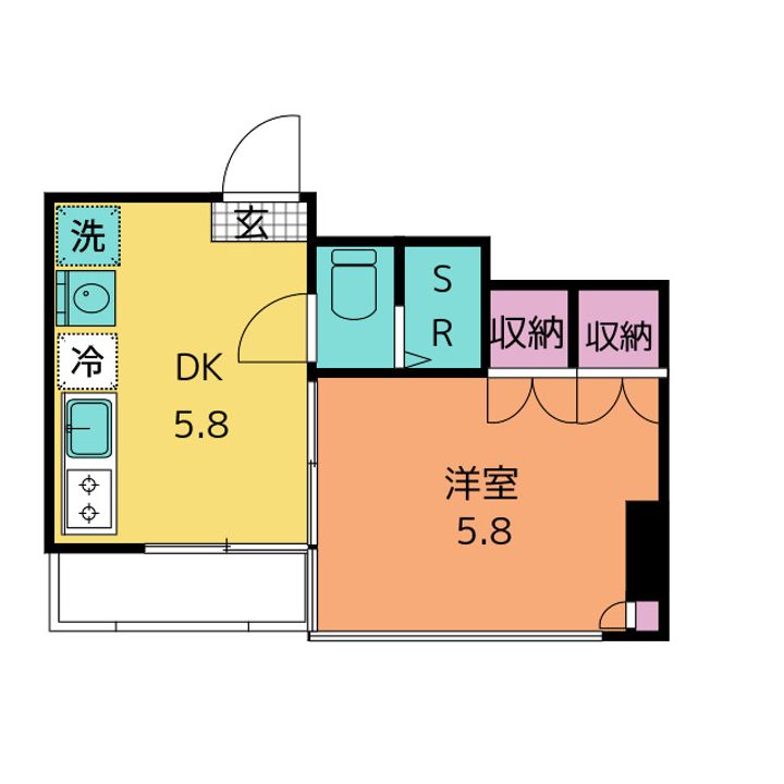 ヴィラセレーナ町屋の間取り