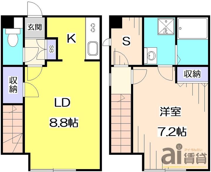 東京都練馬区貫井5(マンション)の賃貸物件の間取り
