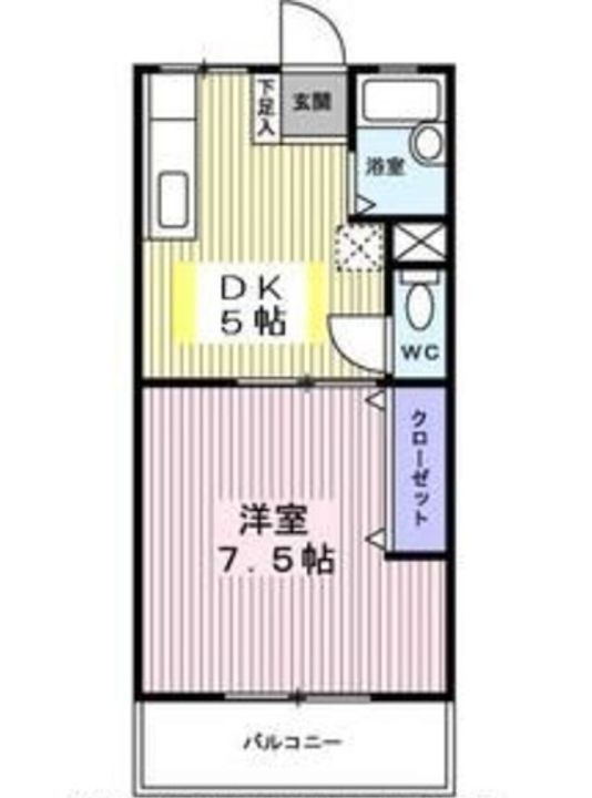 パルデンス泉中央の間取り