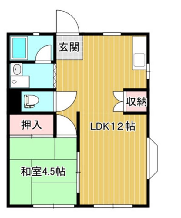 コーポ燦光の間取り