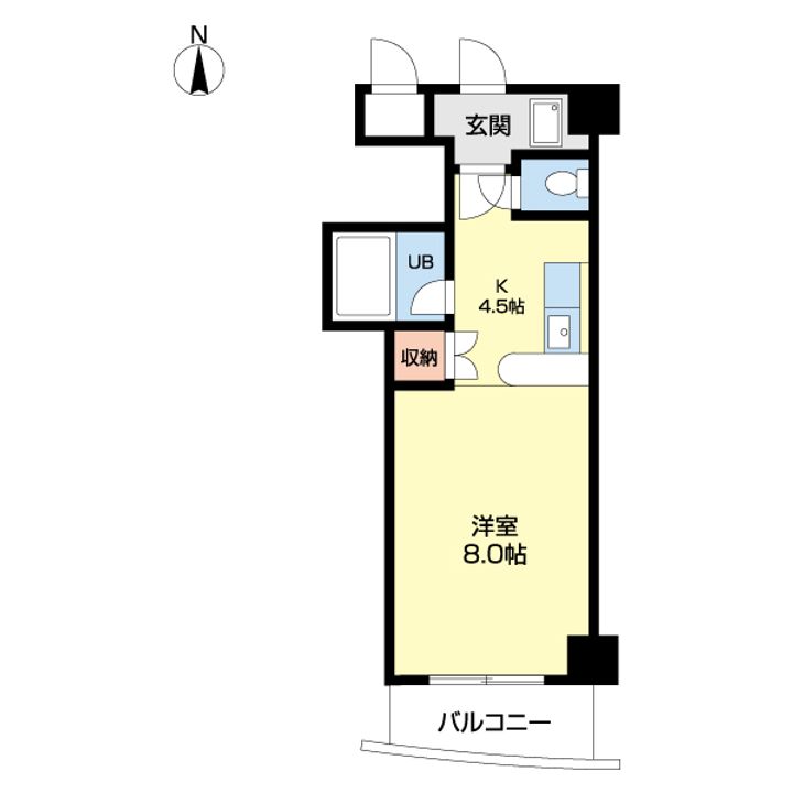 αNEXT北15条の間取り