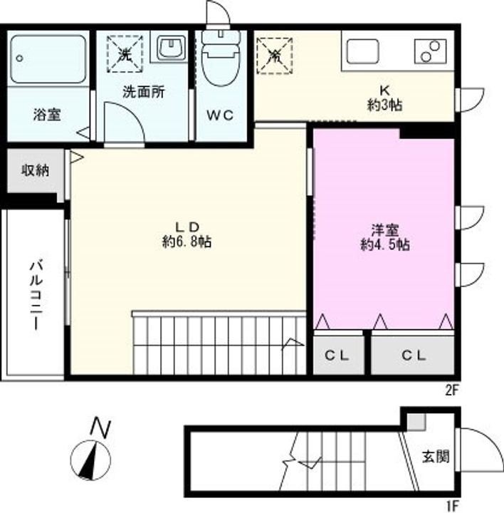 アトラスカーロ文蔵の間取り