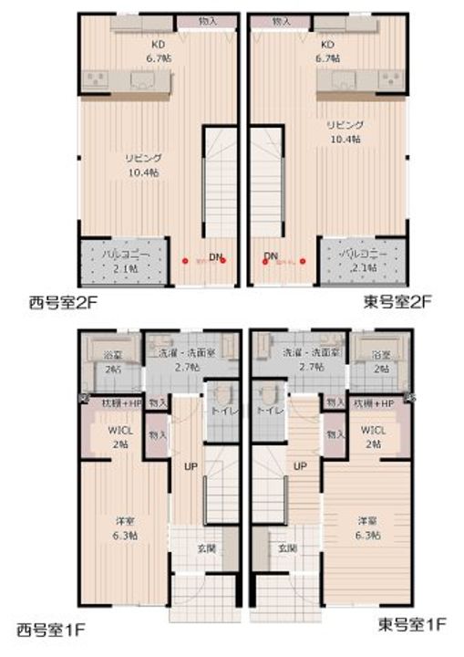 ROOTS渋川石原の間取り