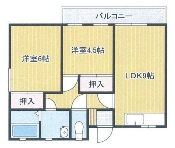 コーポ華の間取り
