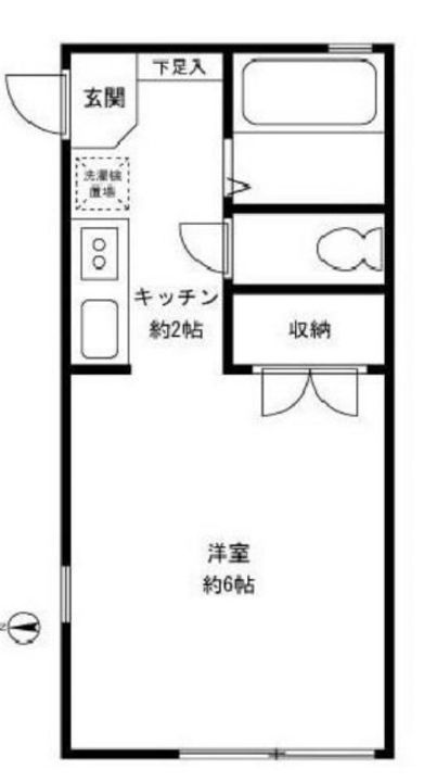 スカイハイツAの間取り