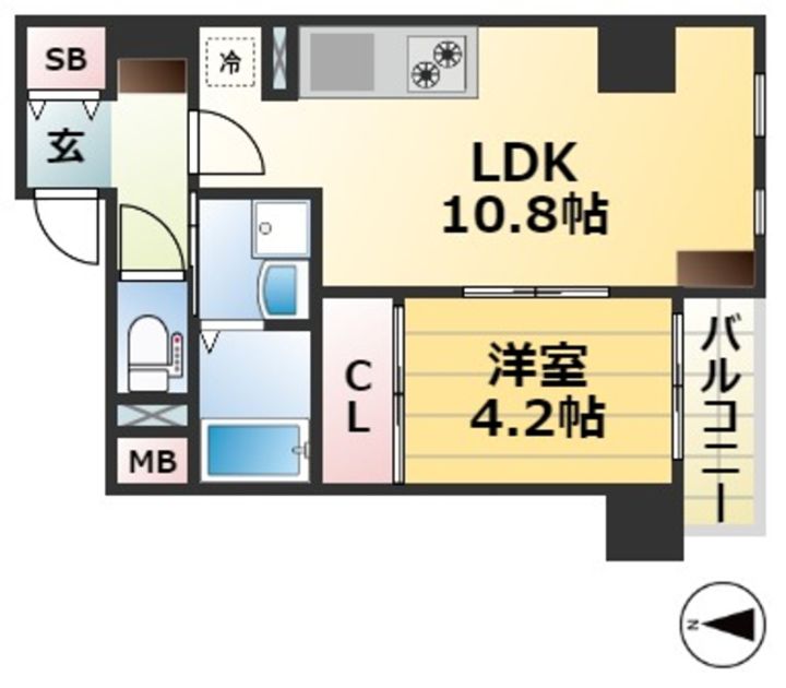 WELLBEAR新神戸の間取り