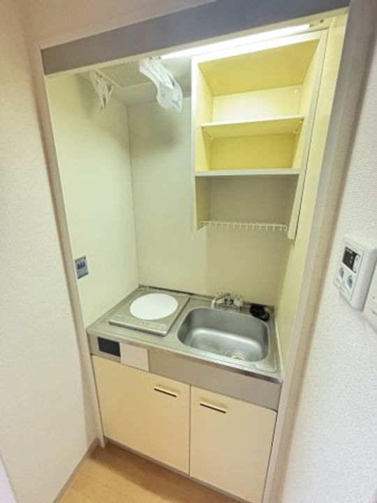 大阪府大阪市東淀川区下新庄4(マンション)の賃貸物件のキッチン