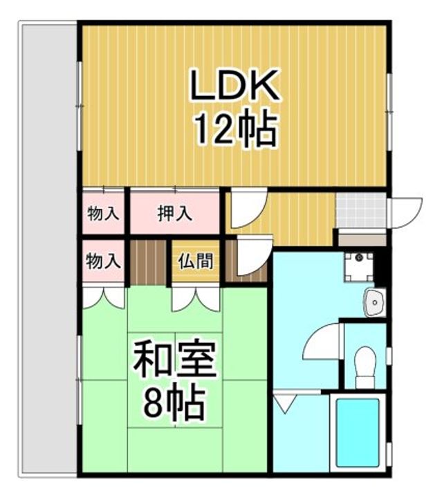 イズミハイツの間取り