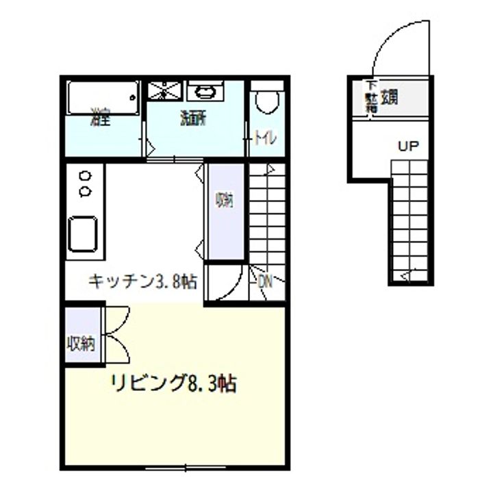 北上市村崎野16地割【さゆり荘】新築の間取り