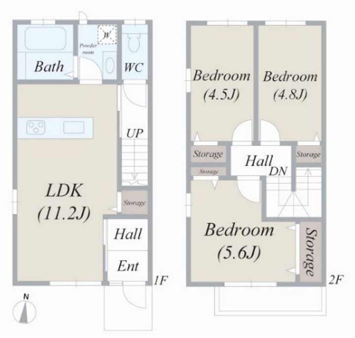 東京都目黒区八雲2(一戸建)の賃貸物件の間取り