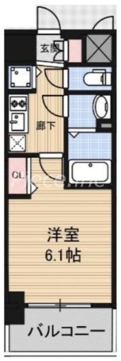 アドバンス大阪城北ルミウスの間取り