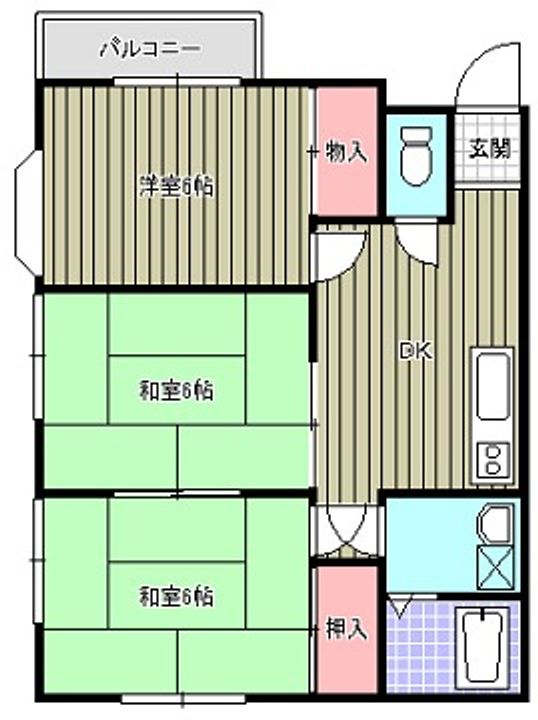アーバン箕村102の間取り
