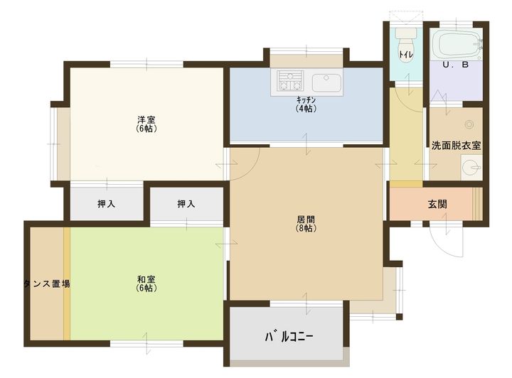 メゾン高屋敷の間取り