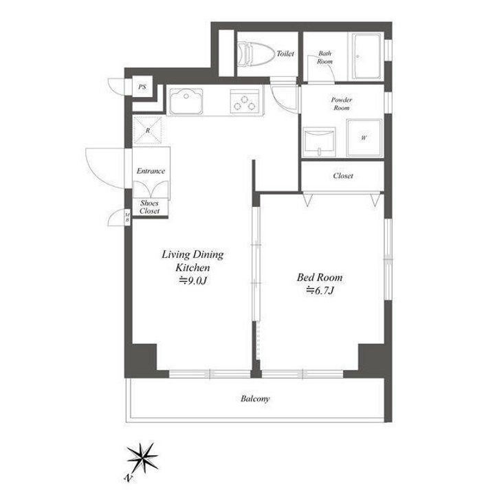 ミリアレジデンス池上の間取り