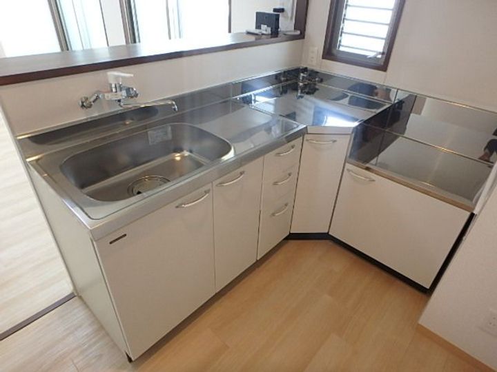 大阪府大阪市福島区海老江8(マンション)の賃貸物件のキッチン